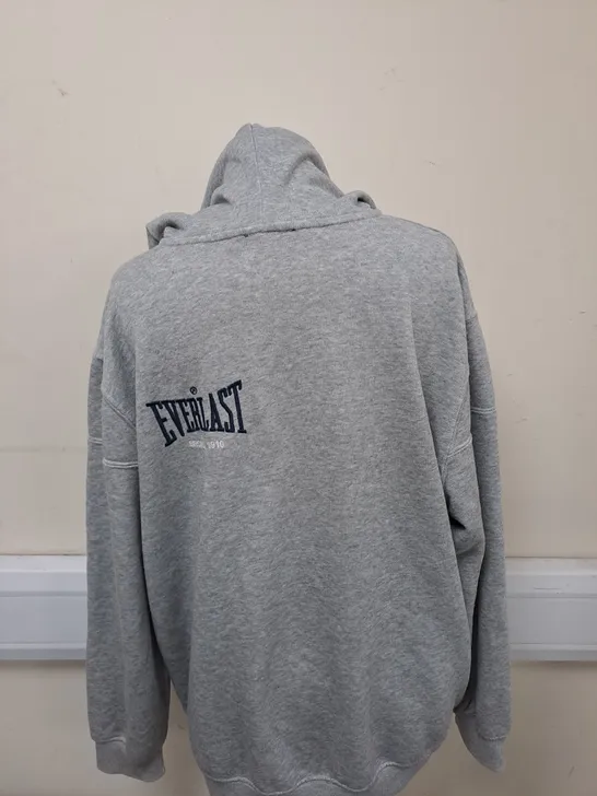 EVERLAST GREY HOODIE SIZE M