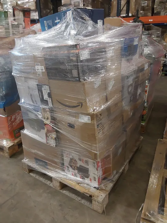 PALLET OF APPROXIMATELY 43 UNPROCESSED RAW RETURN HOUSEHOLD AND ELECTRICAL GOODS TO INCLUDE;