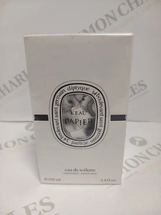 BOXED AND SEALED DIPTYQUE L'EAU PAPIER EAU DE TOILETTE 100ML