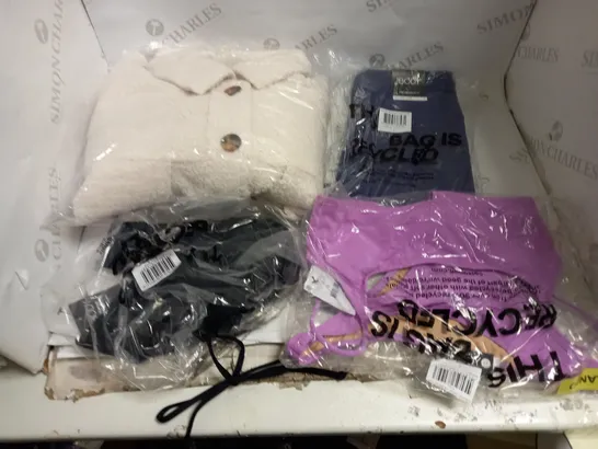 BOX OF 4 BRAND NEW COTTON:ON CLOTHES TO INCLUDE FLEECE, LEGGING, BIKINI ETC