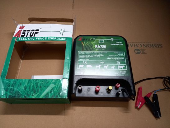 BOXED X-STOP ELECTRIC FENCE ENERGIZER