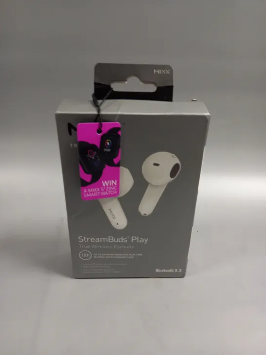 BOXED SEALED MIXX STREAMBUDS PLAY WIRELESS EARPHONES 