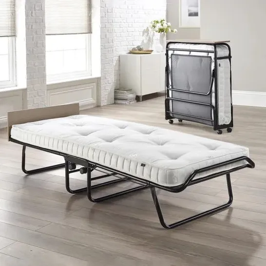 BOXED JAY -BE SUPREME POCKET SPRUNG FOLDING BED , GREY - SINGLE 