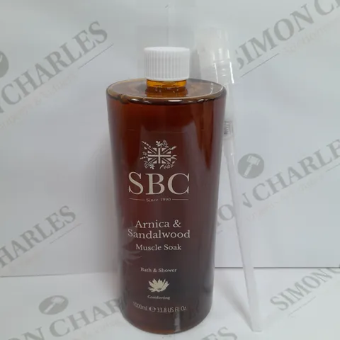 SBC ARNICA & SANDALWOOD MUSCLE SOAK 1000ML