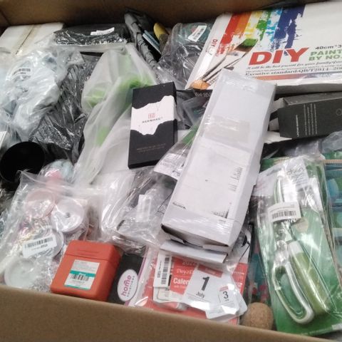 PALLET OF ASSORTED ITEMS INCLUDING HAND CRIMPING TOOL, CHICKEN BONE SCISSORS, CHOPPING KNIFE SET, DIY PINING BY NO