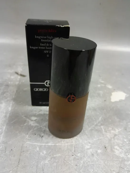 GIORGIO ARMANI LONGWEAR HIGH COVER FOUNDATION SPF 25 SHADE 15