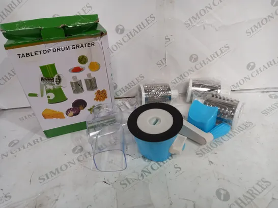 BOXED TABLETOP DRUM GRATER