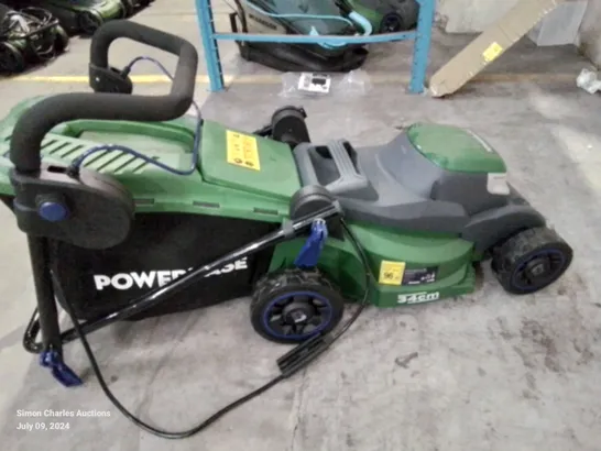 POWERBASE CORDED 34CM ROTARY LAWN MOWER