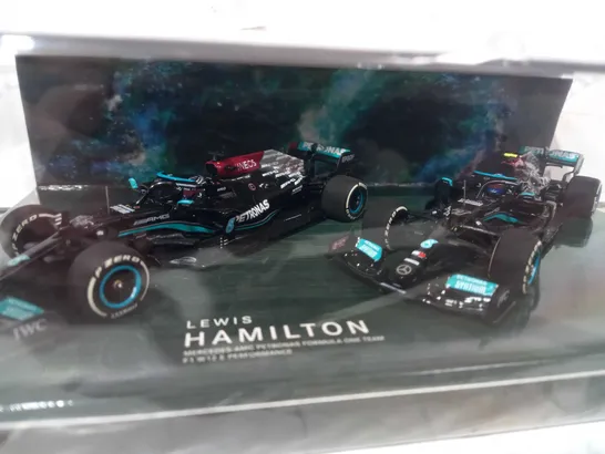 FORMULA ONE MERCEDES AMG PETRONAS TEAM 1:43 SCALE MODEL SET - 8 TIME CONSTRUCTOR CHAMPIONS EDITION