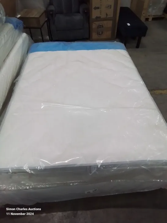 BAGGED DESIGNER DOUBLE 135CM AIRSPRUNG LUXURY QUILTED MEDIUM MATTRESS RRP £229