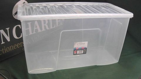 WHAM CRYSTAL 110L STORAGE BOX WITH LID