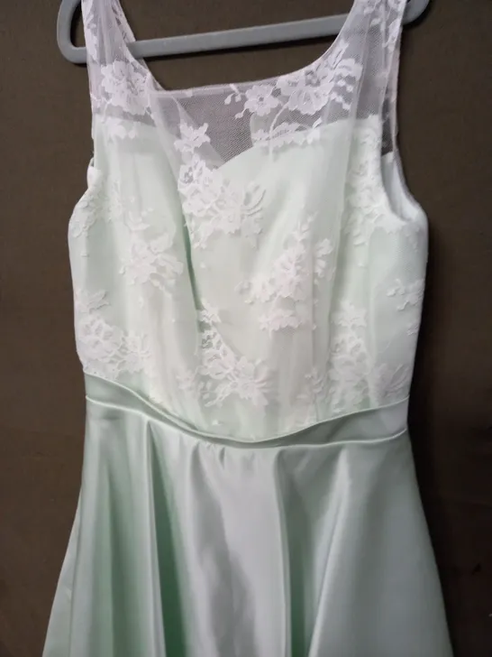 MINT GREEN OCCASIONAL DRESS - 13