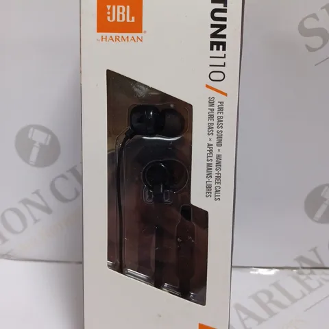 JBL TUNE 110 WIRED EARBUDS - BLACK