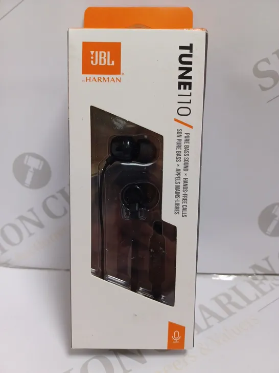 JBL TUNE 110 WIRED EARBUDS - BLACK