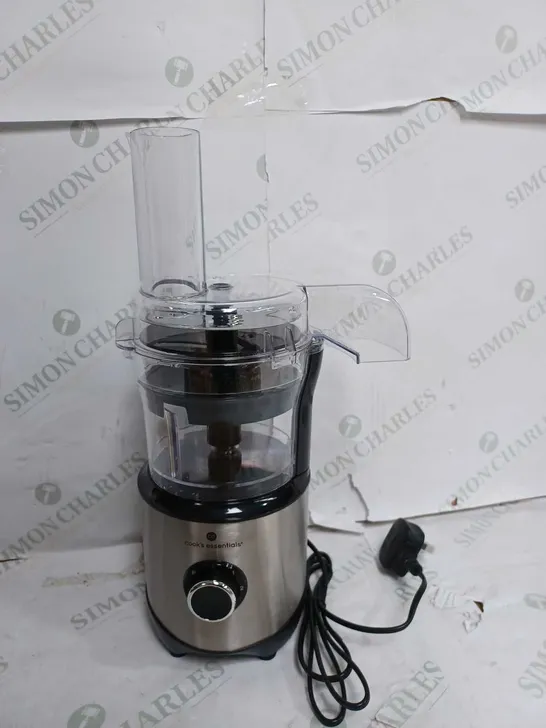 COOK'S ESSENTIALS 400ML COMPACT DOUBLE BLADE FOOD PROCESSOR