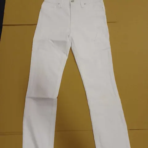 HUDSON BARABRA JEANS - WHITE // SIZE: W28, L32