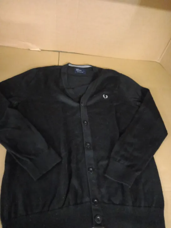 FRED PERRY MENS CARDIGAN SIZE LARGE