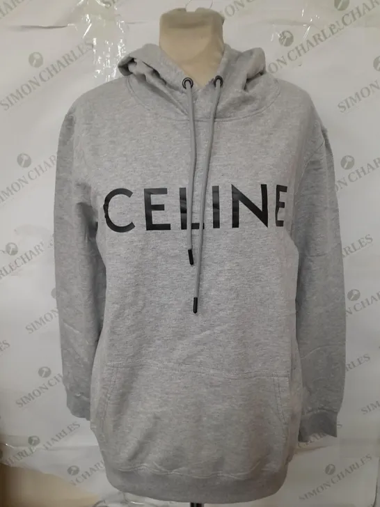 CELINE JUMPER IN GREY & BLACK - SIZE MEDIUM