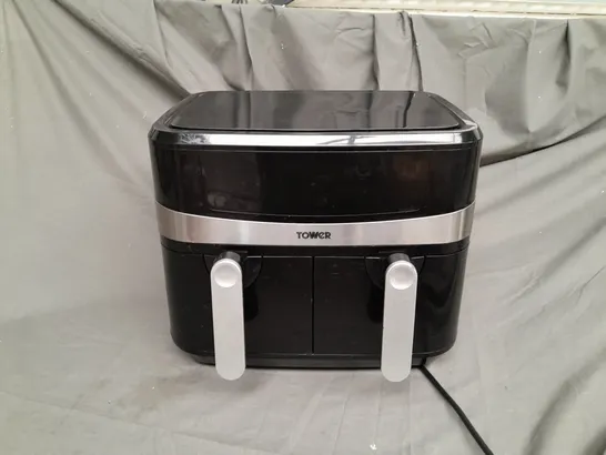 TOWER 9 LITRE DUAL BASKET AIR FRYER