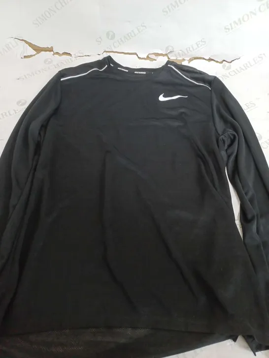 NIKE RUNNING DRI FIT LONG SLEEVE T-SHIRT - MEDIUM