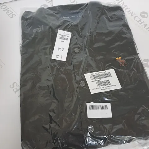 PACKAGED ABERCROMBIE & FITCH POLO SHIRT - SIZE LARGE 