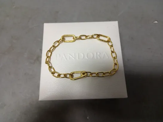 BOXED PANDORA GOLDEN CHAIN BRACELET 