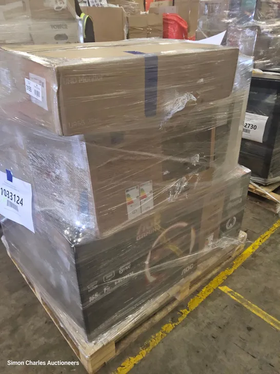 PALLET OF APPROXIMATELY 20 UNPROCESSED RAW RETURN MONITORS TO INCLUDE;