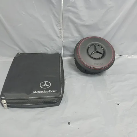MERCEDES OWNERS MANUAL AND HORN COVER 