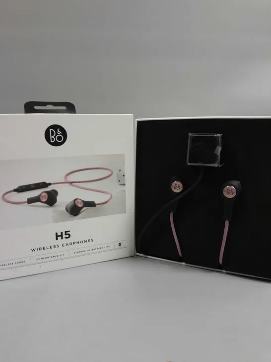 BOXED B&O H5 WIRELESS EARPHONES 