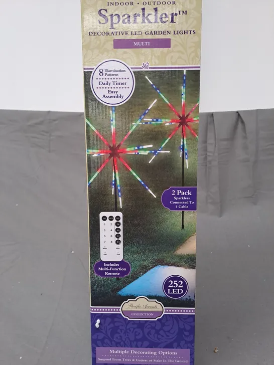 BOXED PACIFIC ACCENTS SPARKLER DECORATIVE LED GARDEN LIGHTS