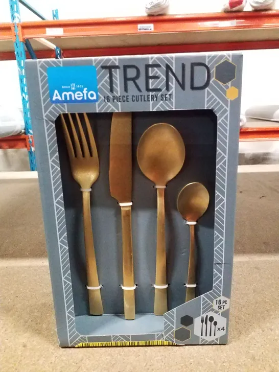 BOXED AMEFA 16 PIECE CUTLERY SET