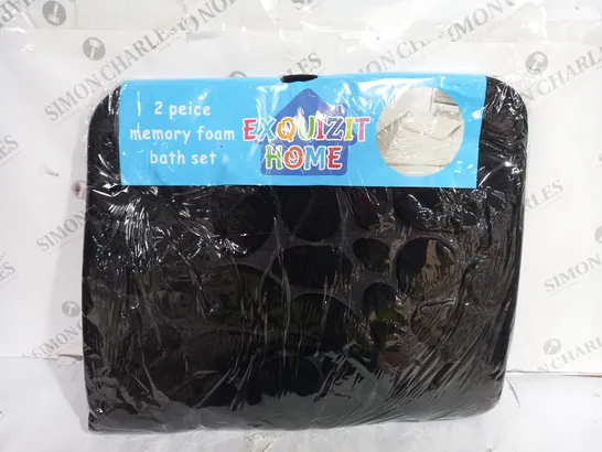 EZQUIZIT HOME 2 PEICE MEMORY FOAM BATH SET