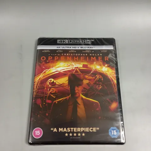 SEALED OPPENHEIMER 4K ULTRA HD BLU-RAY 