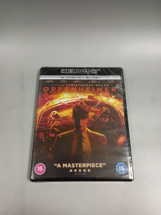 SEALED OPPENHEIMER 4K ULTRA HD BLU-RAY 