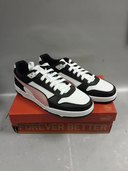 BOXED PAIR OF PUMA RBD GAME LOW TRAINERS - 11