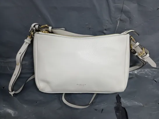 RADLEY LONDON WHITE LEATHER SHOULDER BAG