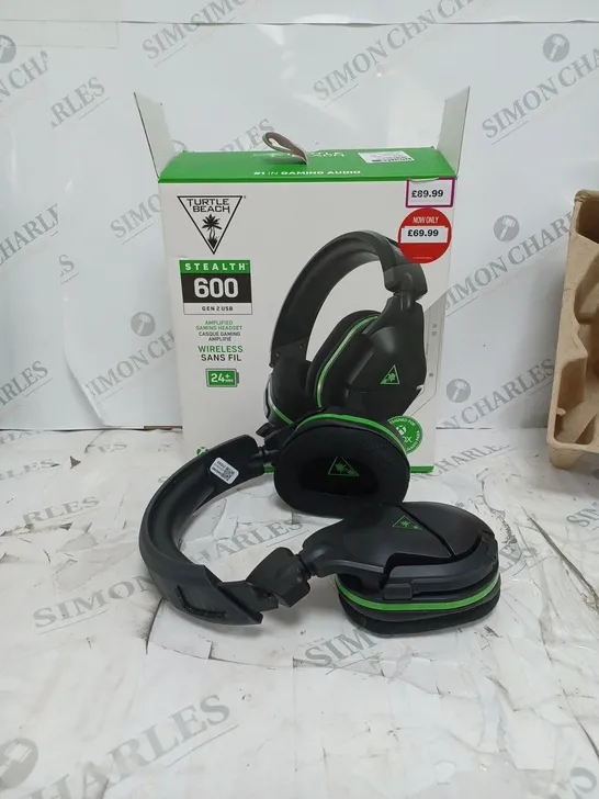 BOXED TURTLE BEACH STEALTH 600 GEN 2 USB WIRELESS AMPLIFIED GAMING HEADSET 