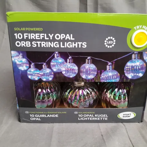 FIREFLY OPAL ORB SOLAR STRING LIGHTS