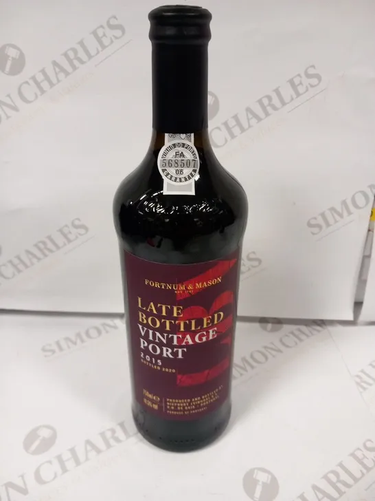 FORTNUM AND MASON LATE BOTTLED VINTAGE PORT 2015 750ML 