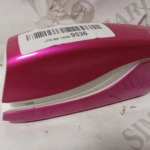 LEITZ ELECTRIC STAPLER, 10 SHEET CAPACITY, BATTERY POWERED, WOW RANGE, 55661023 - METALLIC PINK