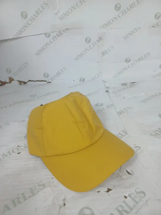 NORSE PROJECTS TECHNICAL SPORTS CAP IN CHROME YELLOW