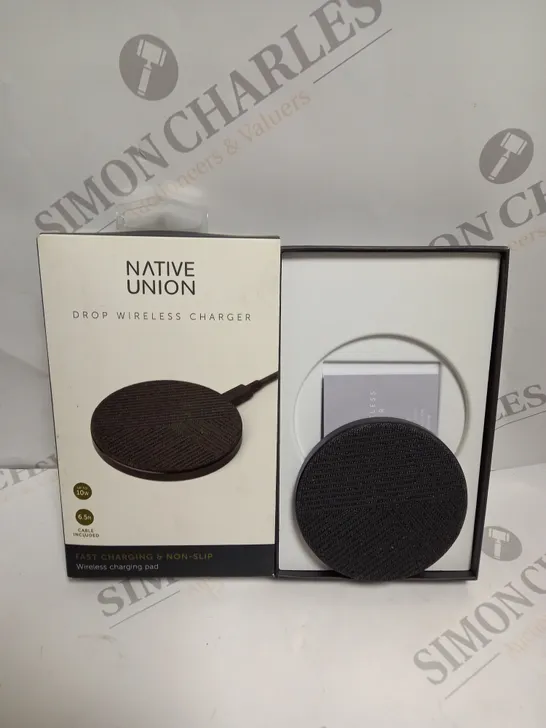 BOXED NATIVE UNION DROP WIRELESS CHARGER 