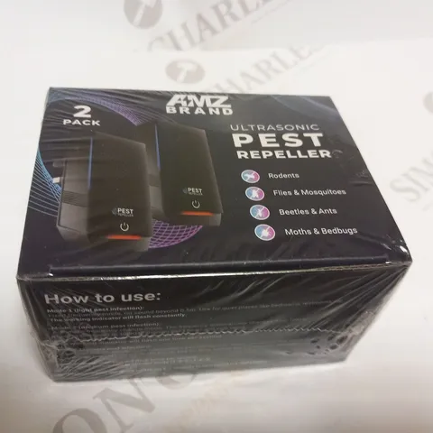 BOXED AND SEALED AMZ BRAND ULTRASONIC PEST REPELLER