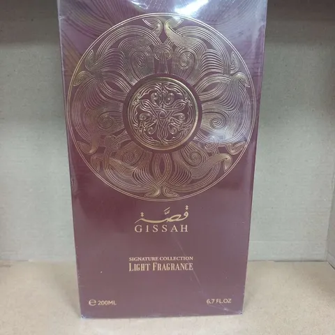 BOXED AND SEALED GISSAH SIGNATURE COLLECTION LIGHT FRAGRANCE 200ML