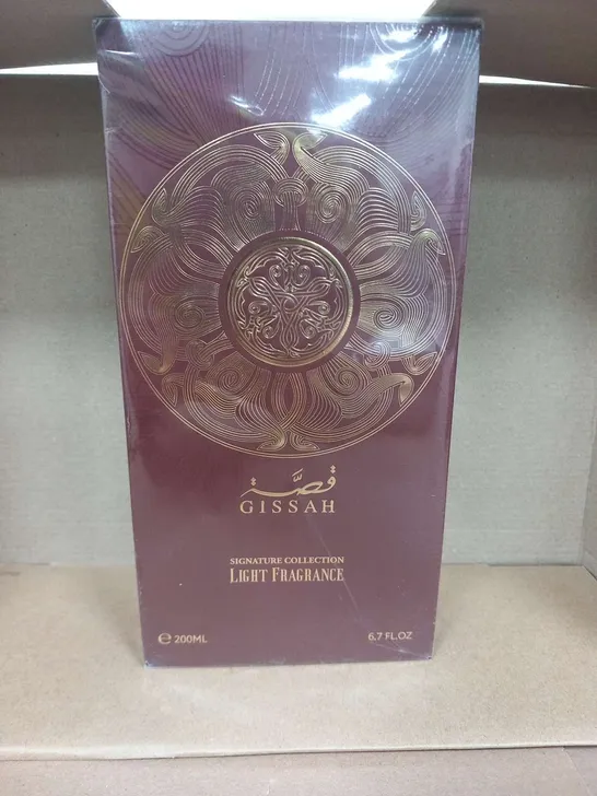 BOXED AND SEALED GISSAH SIGNATURE COLLECTION LIGHT FRAGRANCE 200ML