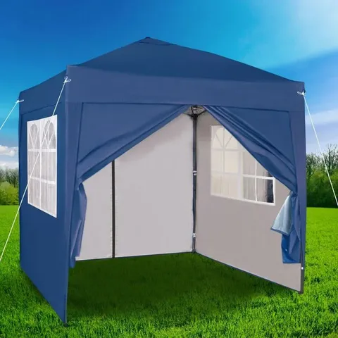 BOXEC JARROW ALUMINIUM 2m X 2m POP UP GAZEBO - BLUE (1 BOX)