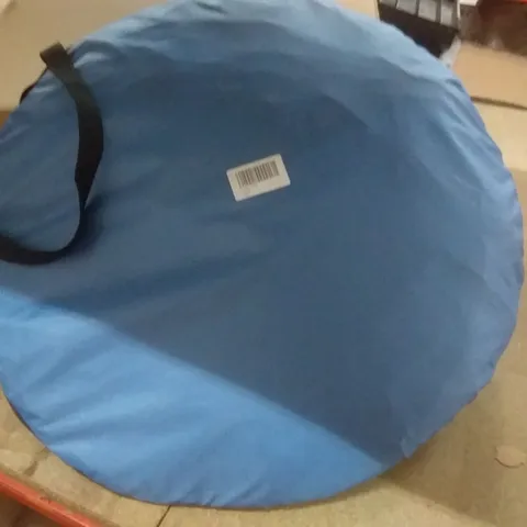 PACKAGED POP UP TENT IN BLUE 