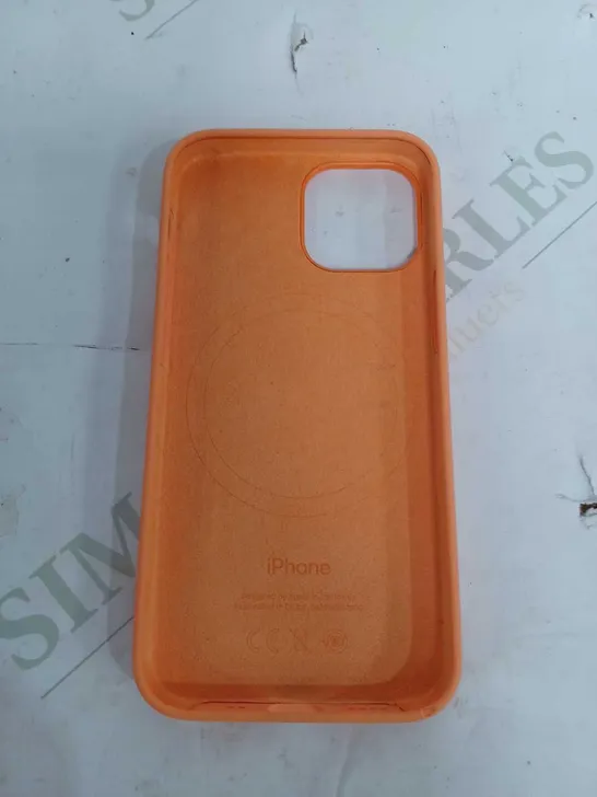 IPHONE 12 MINI SILICONE CASE WITH MAGSAFE - ORANGE