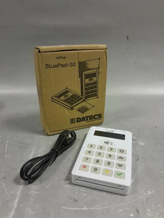 BOXED DATECS BLUEPAD-50 CONTACTLESS PAYMENT DEVICE 