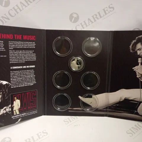 ELVIS KING OF ROCK AND ROLL VOLUME II COLLECTORS BOOK INCLUDING ONE COIN